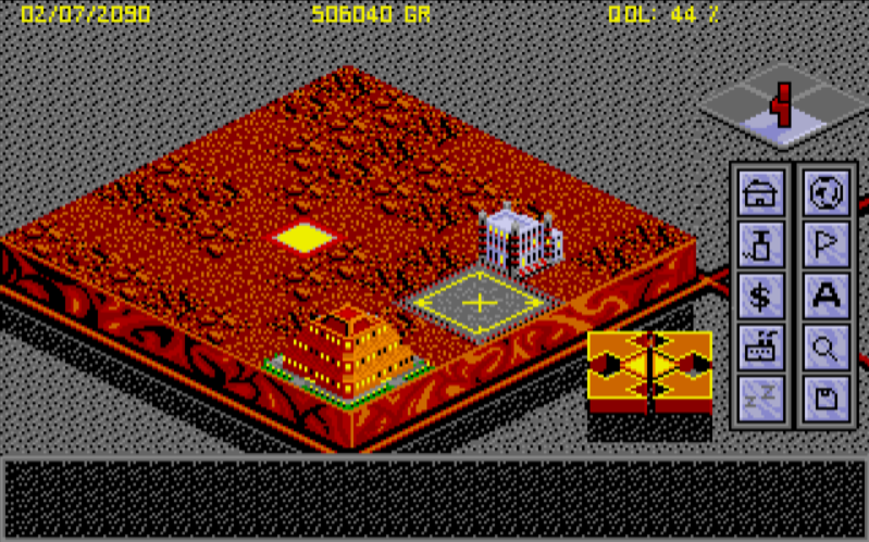 Utopia - The Creation of a Nation - Atari ST game screenshot (1991) by Gremlin Graphics